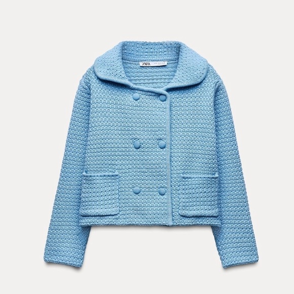 ZARA Collared Button Down Cardigan/Jacket - Picture 2 of 11